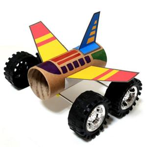 휴지심 비행기 만들기