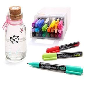 모나미 시그마플로 생잉크 FINE 네임펜 24색 세트 네임 펜류 필기도구 학용품네임펜 컬러펜 사인펜 싸인펜