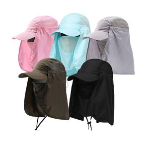 자외선 UV 작업 농장 햇빛차단 썬캡 모자 1개