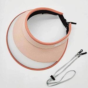 핑크 썬캡 와이드 햇빛 모자 소프트 UV차단 여성