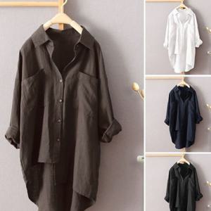 F005065_루즈핏 셔츠블라우스 롱셔츠