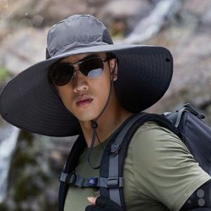 넓은챙모자 등산 사파리 15cm 빅사이즈모자