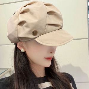 헌팅캡 빵모자 여성 팔각 화가모자 클래식