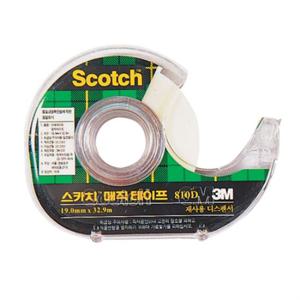3M 매직테이프 810D 18X30m 10개입 사무용테이프 문구용테이프 테이프 테잎 문구테이프 문구접착테이프 공