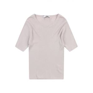 [에꼴드파리][에꼴드파리] 라운드넥 골지반팔니트_PB24KKC031Z