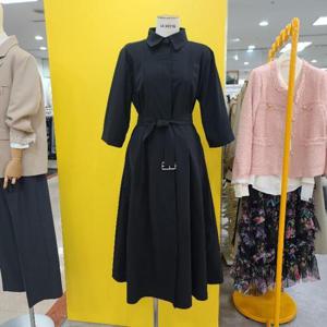 르피타 DP01 칼라  셔링 원피스 L251UOP362