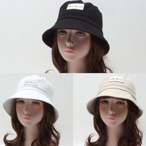 코튼 버킷햇 벙거지S957화이트라벨
