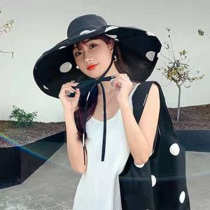 도트 대챙 패션 벙거지 S1492