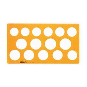 코링 대형 원형 정규 템플렛 K-1061F 모양자 원형자 도형자 원형정규 도형그리기 도형그리기자 디자인용품