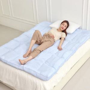 더크린 여름 아이스 쿨 토퍼 퀸 블루