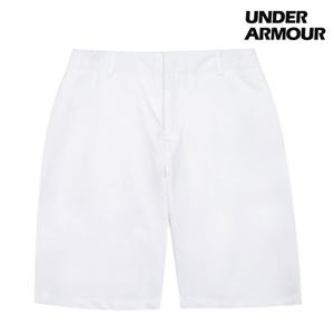 언더아머 여성 UA 링크스 골프 팬츠 반바지 쇼츠 화이트 1362774-100
