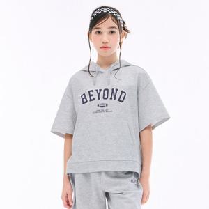 [오션스카이] 여아 쿨링 코튼 후드 반팔 티셔츠-EBJG5882D0B