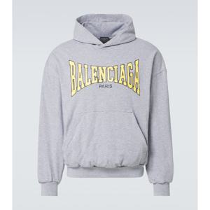 발렌시아가 코튼 저지 후디 P00971222