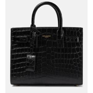 생로랑 Sac De Jour 나노 크로코 이펙트 레더 토트 백 P00813711