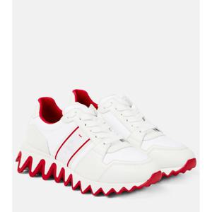 크리스찬루부탱 Nastroshark Donna 레더 캔버스 스니커즈 P00925525