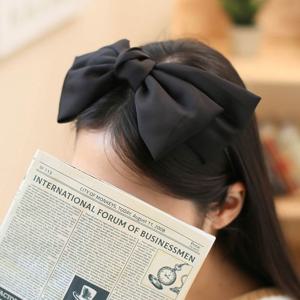 엔젤슈슈 새틴 왕 리본 헤어밴드 헤어액세서리