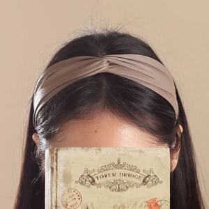 엔젤슈슈 가죽 꼬임 헤어밴드 레자 악세사리 머리띠