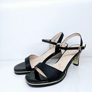 [엘칸토]천연 소가죽 여성 가보시 샌들 (7CM) LCWW42U526-19_KG