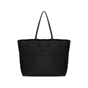 프라다 리나일론 사피아노 레더 토트백 블랙 1BG107-RV44-F0002