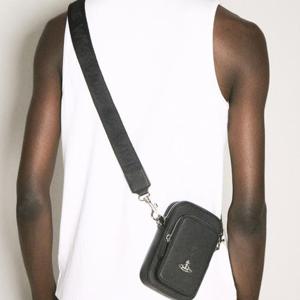 26 SS 비비안 웨스트우드 Orb 오브 로고 폰 홀더 사피아노 미니 크로스백 58030002U S000B