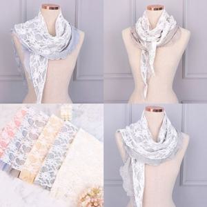 (앙상블) 국산 러블리 레이스 스카프-DYS/머플러/고급