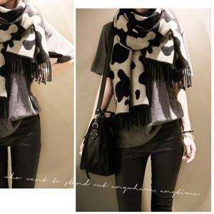 G125949_얼룩무늬 호피 숄 머플러 스카프