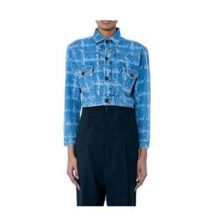 비비안 웨스트우드 마를렌 크롭 데님 재킷 19010018W014I K306 TP934471774