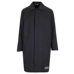 Valentino 로고 패치 싱글 브레스티드 코트 UV3CAD45CKV 0NO TP934962975
