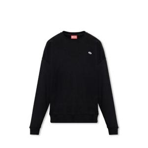 Diesel 로고 자수 크루넥 스웨트셔츠 A037850BKAF 9XX TP934530676