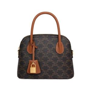 셀린느 틴 오노린 백 트리옹프 캔버스 앤 카프스킨 탄 120682DNK-04LU