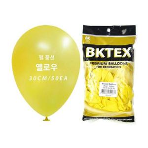 아트박스/오피스큐 펄풍선50입 30cm 50입 노랑