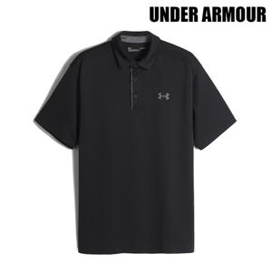 언더아머 남성 피케셔츠 UA 테크 폴로 블랙 1290140-001