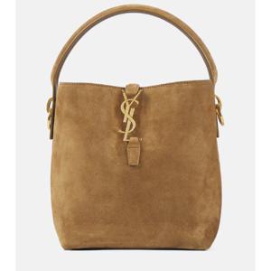 생로랑 Le 37 스몰 스웨이드 버킷 백 P00979426