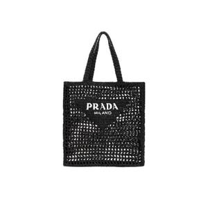 프라다 크로쉐 토트백 블랙 1BG393-2C2T-F0002