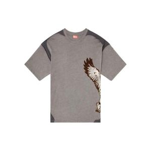 26 SS 디젤 T 복스트 필오프 이글 프린트 패널 티셔츠 A193210KIBX TP439281605