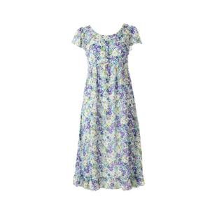 와코루 화사한 잔꽃 나염 컵드레스 이지웨어 원피스 잠옷 WGN7172