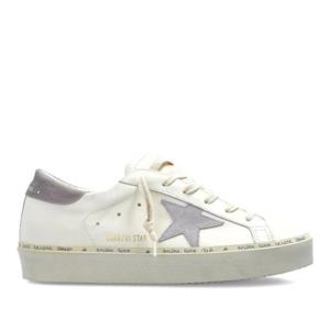 골든구스 화이트 그레이 스타 플랫폼 스니커즈 GWF00118F007537