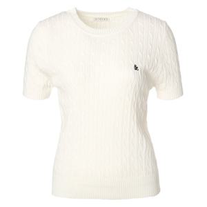 [시슬리] 꽈배기 라운드 반팔툴오버 SAKP71541