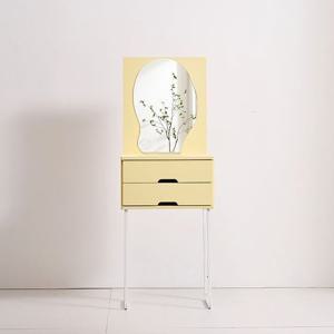 C7292 입식 화장대 비정형 거울 세트 500 2colors