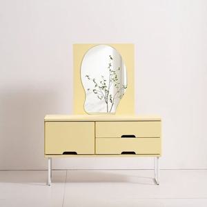 C7286 좌식 화장대 비정형 거울 세트 850 2colors