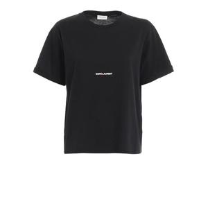 생로랑 반팔 티셔츠 460876YB2DQ1000 Black