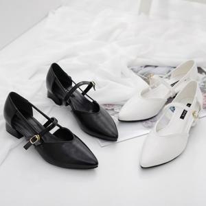 갓슈 피르 크로스 메리제인 플랫