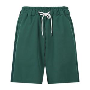 남자 국산 사이드 메쉬 밴딩 스판 반바지 NE-PTH-Q030-그린