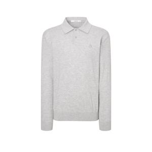 헤지스  25FW  남성 실크 혼방 카라 캐주얼 니트 HZSW5F331G1