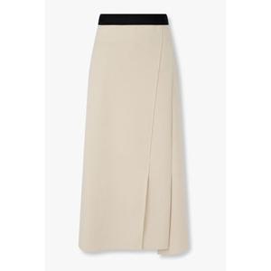 [보브] 슬릿 디테일 밴딩 플레어 스커트 (7155335001) 7155335001