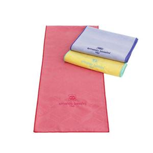 송월 아날도바시니 블록패턴 극세사 스포츠 수건