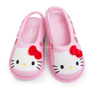 헬로키티 리본 미끄럼방지 덧신 어린이 여아 실내화
