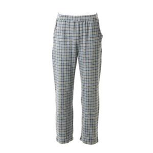 비너스  커플 베이직 모던체크 면스판 체크 나염 바지(VEP3954M)