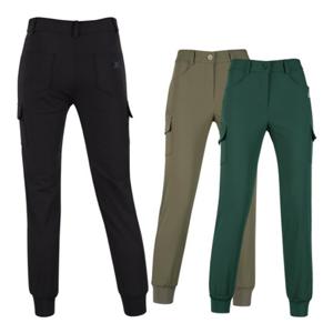 여성 기모 카고 조거 팬츠 밴딩 긴바지