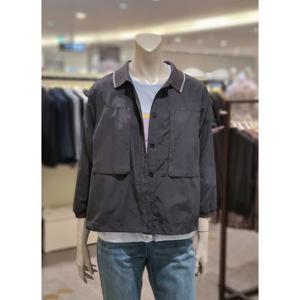 [트리아나]MARIO소고 니트배색 밑단 스트링 8부소매 점퍼재킷AL1WA21